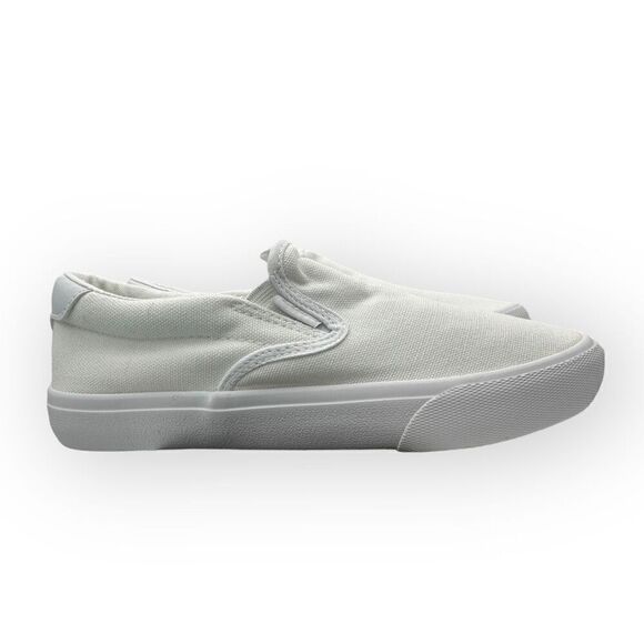 Lugz Womens Clipper Slip On Canvas Sneakers Shoes White Size 5.5M - Picture 3 of 12